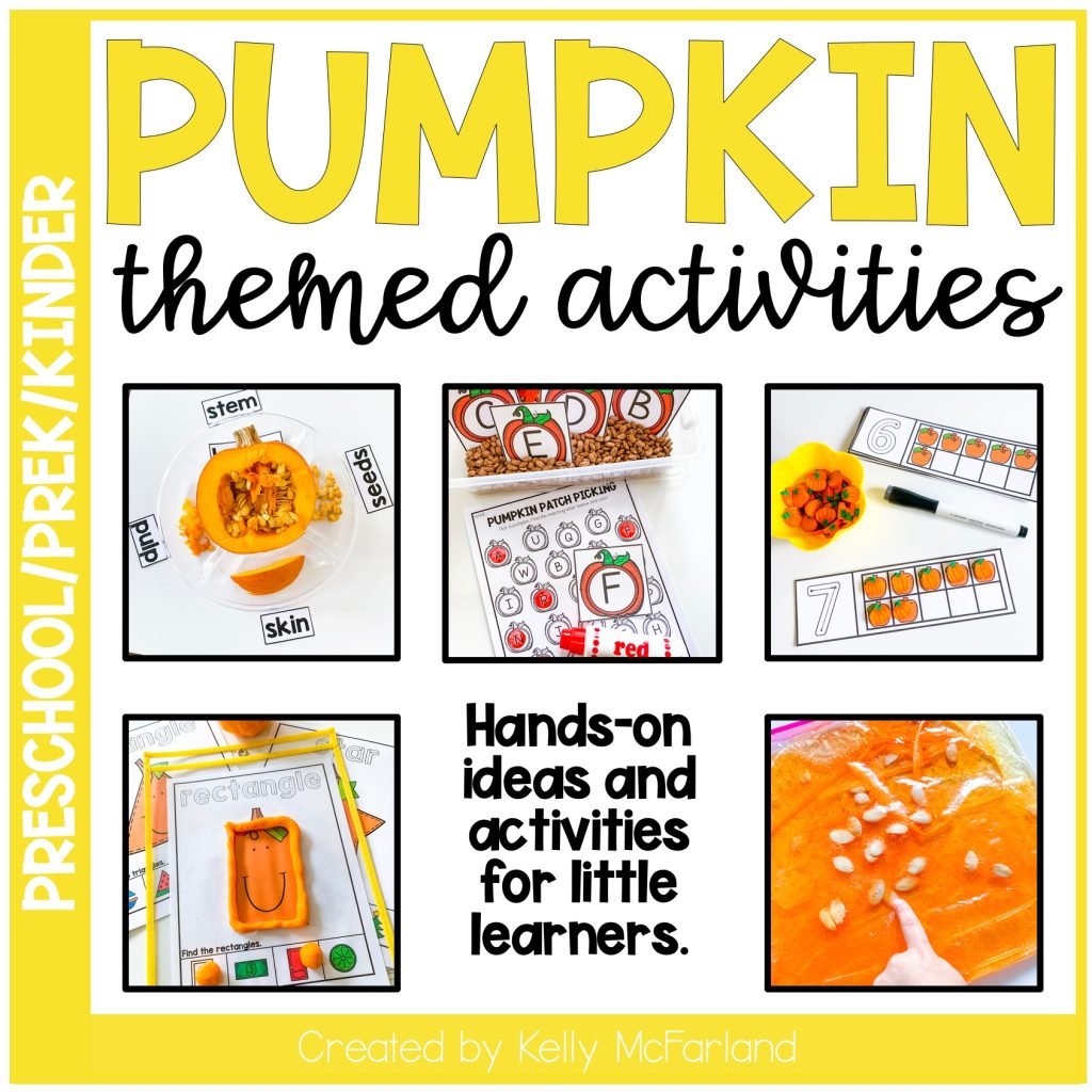 pumpkin week activity math. literacy, and hands-on fun
